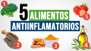 😏 INCLUYE YA estos 5️⃣ Alimentos ANTIINFLAMATORIOS 🥑 y Mejora tu Salud 💪🏼 Elisa Blázquez [upl. by Htrahddis]