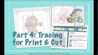 Tracing Without Tears in Silhouette Studio Part 4 [upl. by Bedwell]