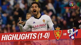 Resumen de Real Zaragoza vs SD Huesca 10 [upl. by Ailedo]