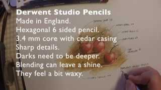 Derwent Studio Pencils Review [upl. by Fagin219]