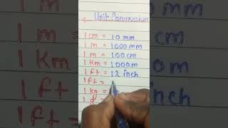 1 metre mein kitne centimetre hote hain 1 foot mein kitne inch hoteshort viralvideo [upl. by Ytteb]