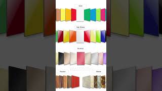 Aluminum composite panel Alucobond with different color [upl. by Inavoj]