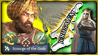 SAVING JERUSALEM In CK3 But EVERY CONQUEROR has SCOURGE of the GODS [upl. by Audwin981]