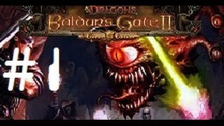 Lets Play  Baldurs Gate II Enhanced  1 [upl. by Ddene]