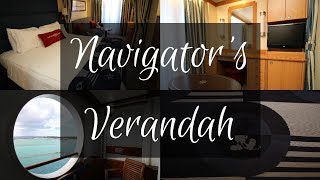 Disney Magic  Navigators Verandah Stateroom  Room Tour  Disney Cruise Line [upl. by Idissak]