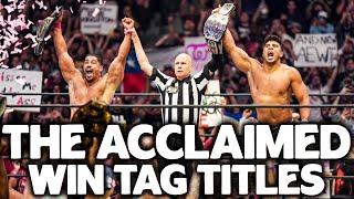 The Acclaimed Win AEW Tag Team Titles AEW Dynamite Grand Slam [upl. by Christie628]