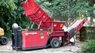 Hammel Shredder zerkleinerer Holz [upl. by Fronniah]