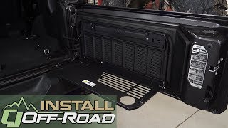 How To Install a Rough Country Tailgate Table on a Jeep JLU [upl. by Aviva612]