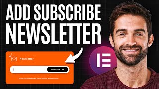 How To Add Subscribe Newsletter Form In Elementor 2024 Tutorial [upl. by Diarmid]