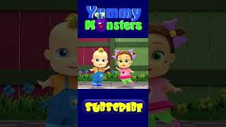 Pop The Bubbles shorts  Kids Songs YummyMonsters Nursery Rhymes [upl. by Kwapong873]