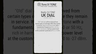 Phone sounds REALLY old tones UK dial tones No sampling no recording [upl. by Nirret985]