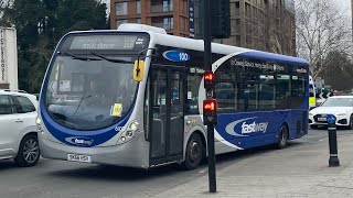 Metrobus Crawley Route 100 FASTWAY 6102 SK66HSV Wright StreetLite DF 108m [upl. by Nea]