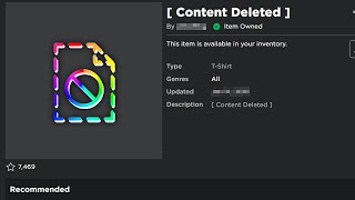 ROBLOX DELETED IT 😭 [upl. by Pisarik]