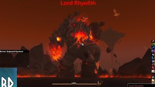 Lord Rhyolith 10 HC  Feral Druid  Cataclysm Classic Firelands [upl. by Ikila]