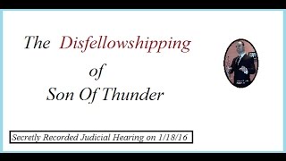 Disfellowshipping caught on tape Jehovahs Witnesses Secretely Recorded Judicial Hearing [upl. by Elocn]