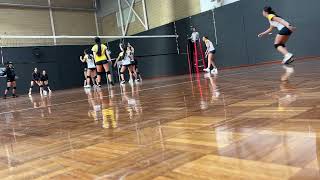 Div 4 Womens Chequers White vs Northern Stars White Set 3  290724 [upl. by Alyakcim352]