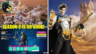 Everything NEW in Fortnite Season 2 Map Battle Pass Chapter 5 Gameplay [upl. by Jill309]