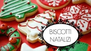 BISCOTTI DI NATALE CON GLASSA COLORATA [upl. by Amend]