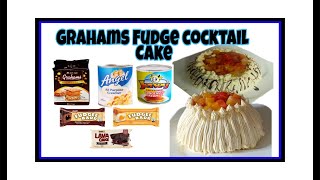 Grahams Fudge Cocktail Cake  No bake [upl. by Marquardt]