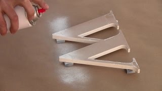 How to Spray Paint Outdoor Wooden Letters [upl. by Torres]