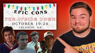 Epic Cons The Upside Down  Stranger Things Convention [upl. by Parthena223]