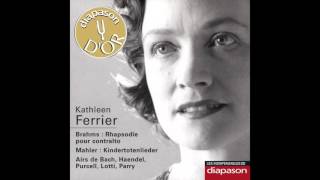 Kathleen Ferrier Orchestre du Concertgebouw dAmsterdam Otto Klemperer  Kindertotenlieder 5 song [upl. by Naves476]