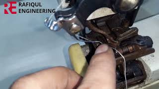 Blind stitch sewing machineBlind stitch sewing machine thread ing [upl. by Poliard]