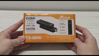 Tuner DVBT2 SIGNAL T2MINI  recenzja niedużego tunera zasilanego z USB telewizora [upl. by Yeslaehc316]