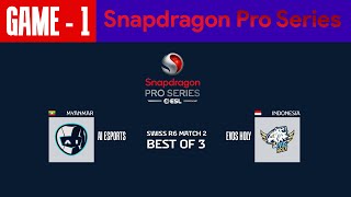 GAME  1 AI ESPORTS vs EVOS HOLY  Snapdragon PRO SERIES [upl. by Emmons]