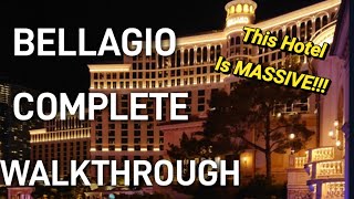 Inside The BELLAGIO Hotel Las Vegas Virtual Tour [upl. by Elfrida]