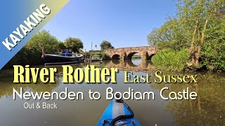 Out On The Paddle Between Newenden amp Bodiam Castle On The River Rother In East Sussex [upl. by Pinzler]