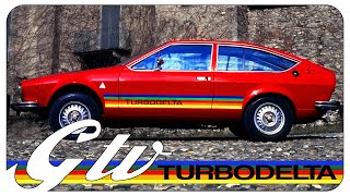 Alfetta GTV 20 Turbodelta The First Turbo Alfa Romeo [upl. by Trebuh]