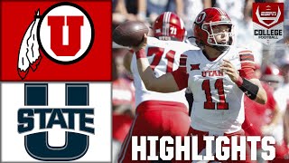 Utah Utes vs Utah State Aggies  Full Game Highlights  ESPN College Football [upl. by Schou]