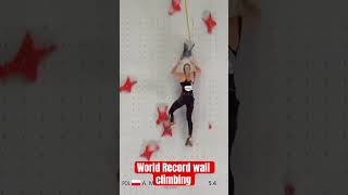 World Record wall climbing [upl. by Cosetta]