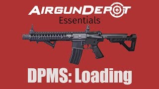 Crosman DPMS SBR How to Load the Magazine Using the Speed Loader [upl. by Aicetel]