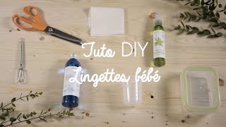 DIY Lingettes bébé  La Cigogne Française [upl. by Levison893]