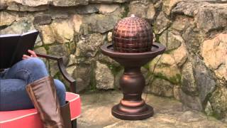 Scott Living Portofino Fountain w LED Lights on QVC [upl. by Cooperstein]