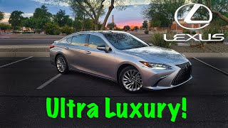 ALL NEW Lexus ES350 Ultra Luxury Review  Exterior  Interior  Drive  POV  Drone Footage  2022 [upl. by Cyma]