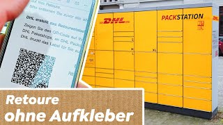 Retoure an Packstation mit QRCode mobiler Paketschein ohne Drucker [upl. by Anele]