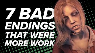 7 Bad Endings That Were Harder Work Than the Good Ending [upl. by Festa819]