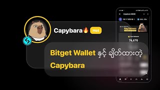 ✨Bitget Wallet နှင့် ချိတ်ထားတဲ့ Capybara [upl. by Godric]