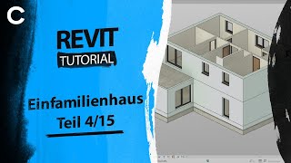 Einfamilienhaus in Revit Teil 4  Fenster und Türen  Revit Tutorial Deutsch [upl. by Niamert]