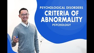 Criteria of Abnormality for Psychological Disorders  MCAT Psychology Prep [upl. by Silado35]