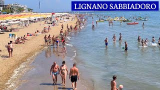 Lignano Sabbiadoro Beach Italy 2023 [upl. by Aalst311]