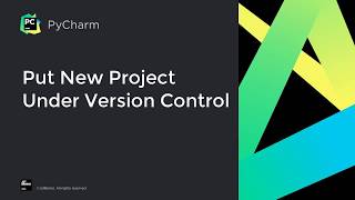 How to put a project under version control in PyCharm [upl. by Bumgardner]