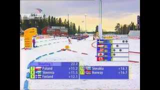 1 этап Кубка мира по биатлону сезон 0506 Oestersund эстафета женщины [upl. by Philip107]