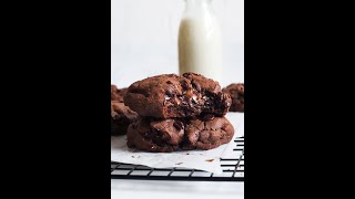 Double Chocolate Chip Cookies Recipe The Perfect Recipe for Chocolate Lovers shorts [upl. by Adalia]