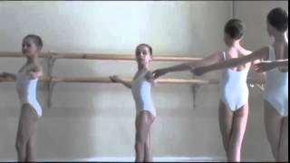 Vaganova Ballet Academy Classical Dance Exam Girls 0 class pre entry courses 2011 [upl. by Tahp]