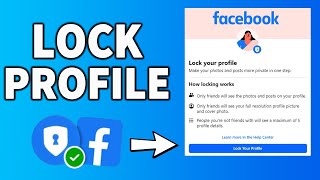 How to lock your Facebook profile Update 2024 [upl. by Lliw478]