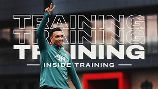 Inside Training Boss Goals from Salah Nunez amp more ahead of Premier League Matchday  Liverpool FC [upl. by Anazus478]